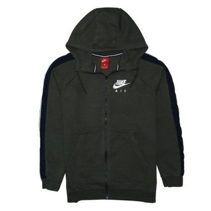 Nike Air Men's Green Full Zip Hoodie M Sportswear Fleece