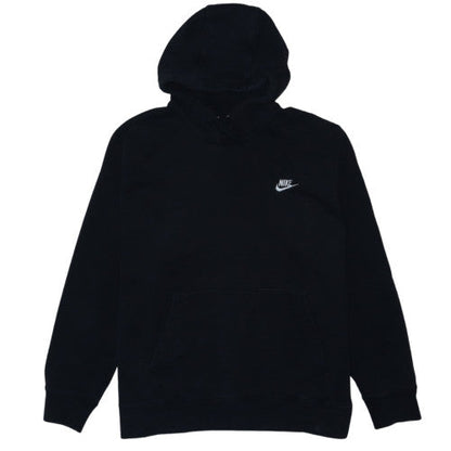 Nike Men Black XL Pullover Fleece Hoodie Sports Logo Sweatshirt