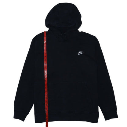 Nike Men Black XL Pullover Fleece Hoodie Sports Logo Sweatshirt
