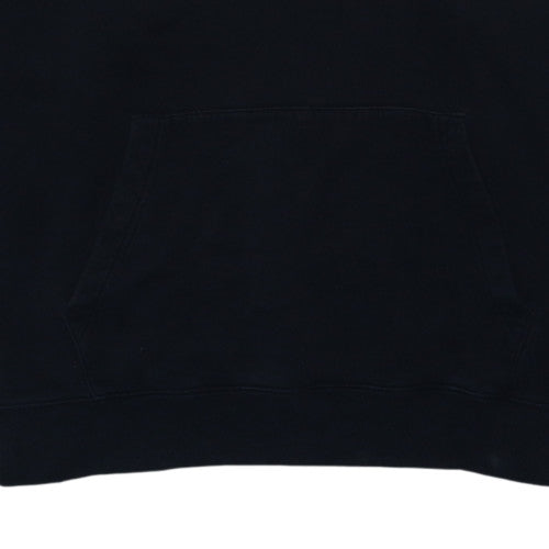 Nike Men Black XL Pullover Fleece Hoodie Sports Logo Sweatshirt