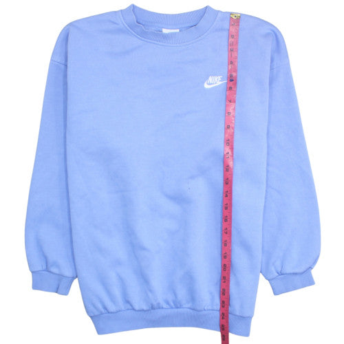 Nike Boys Blue XL Pullover Fleece Sweatshirt Crew Neck Logo Jumper