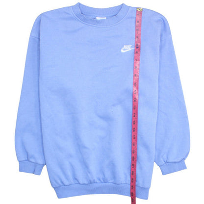 Nike Boys Blue XL Pullover Fleece Sweatshirt Crew Neck Logo Jumper