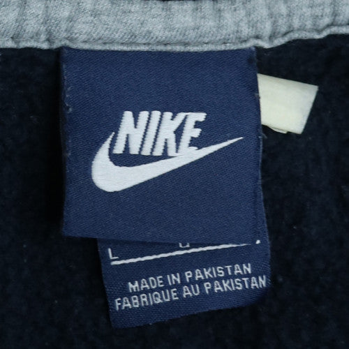 Nike Men's Blue Full Zip Fleece Hoodie Size L Regular Fit