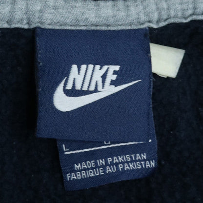 Nike Men's Blue Full Zip Fleece Hoodie Size L Regular Fit