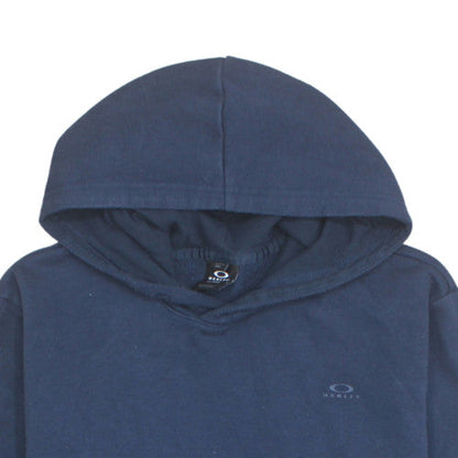 Oakley Men's Blue Pullover Hoodie L Regular Fit Fleece Sweatshirt