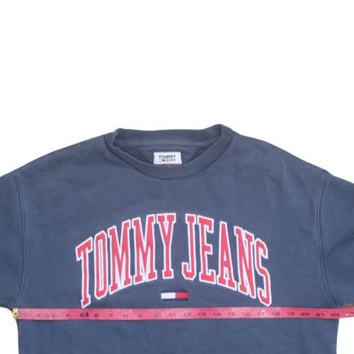 Tommy Jeans Men's Blue L Pullover Sweatshirt Crew Neck Logo