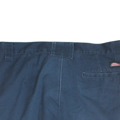 Dickies Men's Navy Cargo Work Trousers Size 36R Cotton Blend