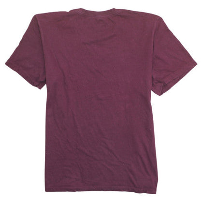Nike Men's Maroon Earlham Lacrosse Graphic T-Shirt XL Cotton Tee