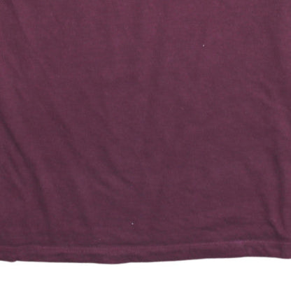 Nike Men's Maroon Earlham Lacrosse Graphic T-Shirt XL Cotton Tee