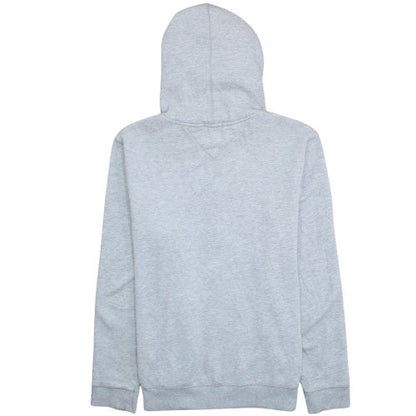 Tommy Jeans Men Grey XL Full Zip Hoodie Regular Fit Jersey Sweatshirt