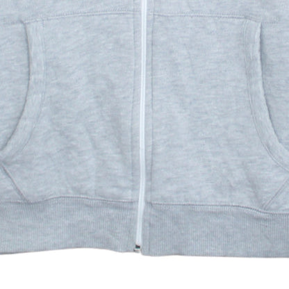 Tommy Jeans Men Grey XL Full Zip Hoodie Regular Fit Jersey Sweatshirt