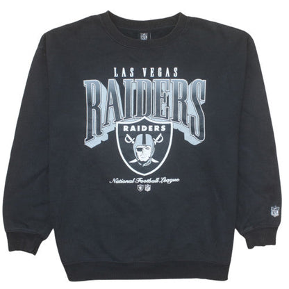 Cotton On NFL Las Vegas Raiders Men's Black Crew Neck Sweatshirt L
