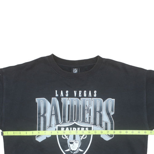 Cotton On NFL Las Vegas Raiders Men's Black Crew Neck Sweatshirt L