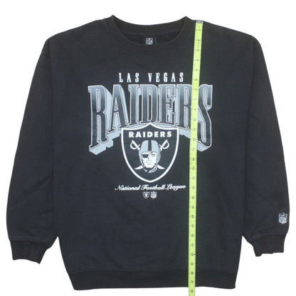 Cotton On NFL Las Vegas Raiders Men's Black Crew Neck Sweatshirt L