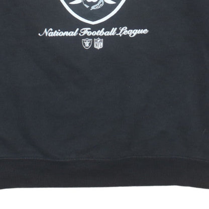 Cotton On NFL Las Vegas Raiders Men's Black Crew Neck Sweatshirt L