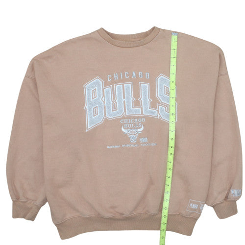 NBA Chicago Bulls Women's Beige XS Pullover Sweatshirt