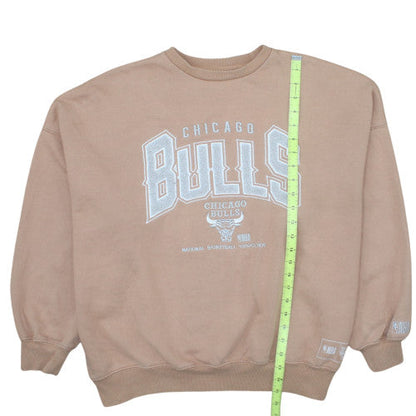 NBA Chicago Bulls Women's Beige XS Pullover Sweatshirt