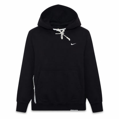 Nike Womens Black Dri-Fit Pullover Hoodie Size Small Zip Pocket