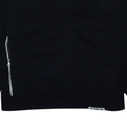 Nike Womens Black Dri-Fit Pullover Hoodie Size Small Zip Pocket