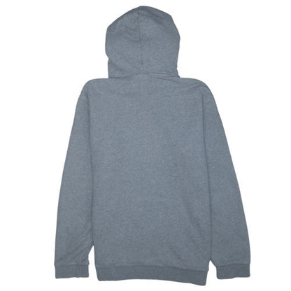 Adidas Men's Grey Pullover Hoodie Size M Sports Fleece Sweatshirt