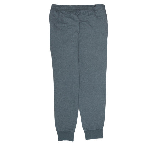 Puma Men’s Grey Jogger Trousers Size L Elastic Waist Cotton Blend