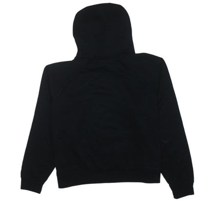 Nike Women's Black XL Pullover Hoodie Logo Graphic Cotton Blend