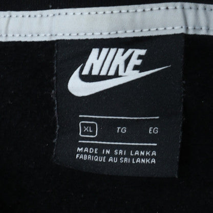 Nike Women's Black XL Pullover Hoodie Logo Graphic Cotton Blend