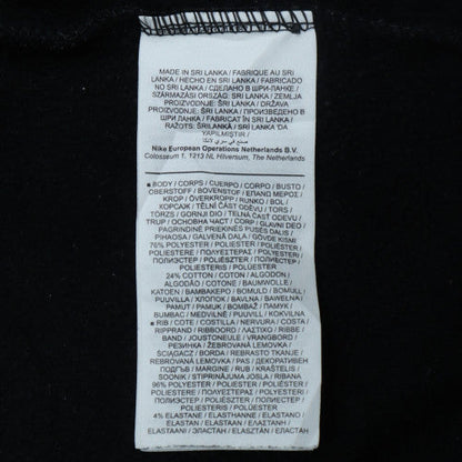 Nike Women's Black XL Pullover Hoodie Logo Graphic Cotton Blend