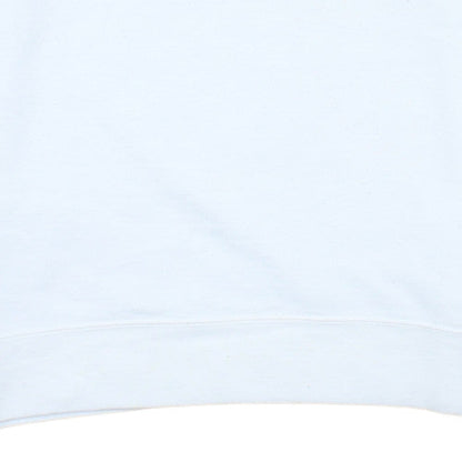 Champion Womens White Leopard Logo Sweatshirt Size L