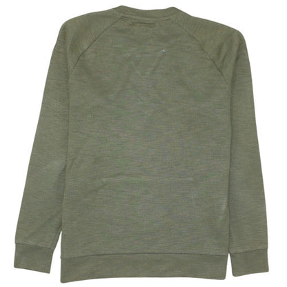 Nike Men's Green M Pullover Crew Neck Logo Sweatshirt
