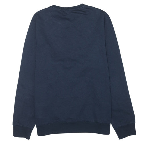 Russell Athletic Men's Blue 2XL Pullover Sweatshirt with Logo Print