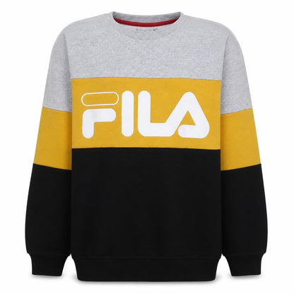 Fila Men's Multicoloured Logo Crew Neck Sweatshirt Size M