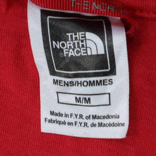 The North Face Men's Red Cotton Crew Neck T-Shirt M