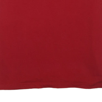 The North Face Men's Red Cotton Crew Neck T-Shirt M