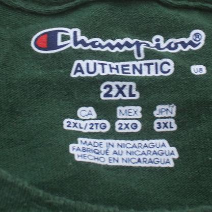 Champion Men’s Green William & Mary Volleyball Graphic 2XL T-Shirt