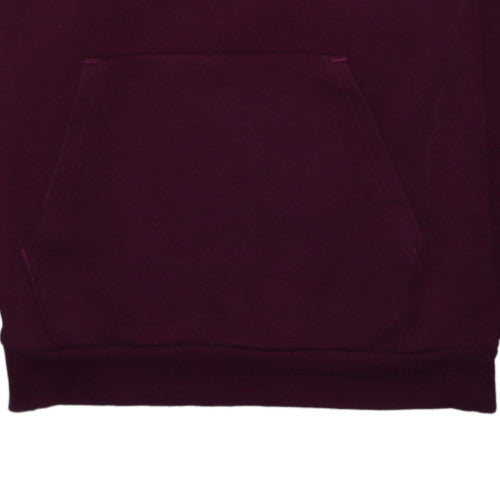 The North Face Womens Burgundy Pullover Hoodie Medium Cotton Blend