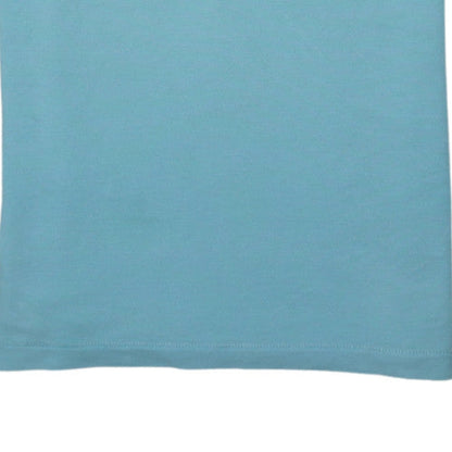 Napapijri Men's Blue Cotton Polo Shirt Size M Short Sleeve Logo