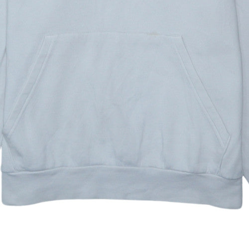 Adidas Men's White Pullover Hoodie L Classic Logo Sports Fleece