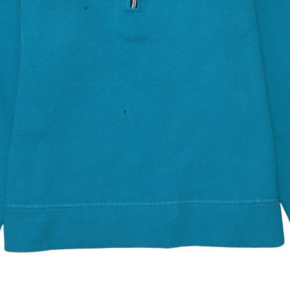 Reebok Women’s Blue 1/4 Zip Pullover Sweatshirt Size 14