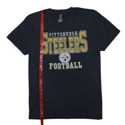 NFL Team Apparel Men's Black XL Pittsburgh Steelers Graphic T-Shirt