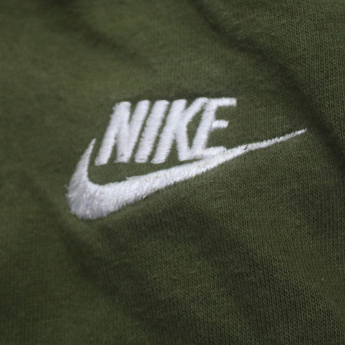 Nike Men's Green Logo Jogger Sweatpants M Regular Fit
