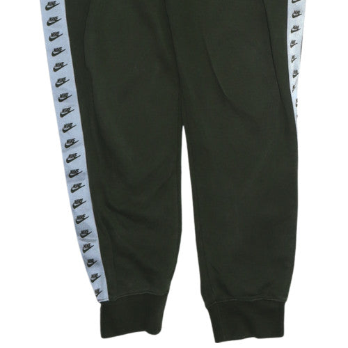 Nike Men's Green Logo Jogger Sweatpants M Regular Fit