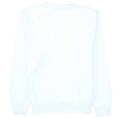 Nike Men's White Small Pullover Crew Neck Fleece Sweatshirt