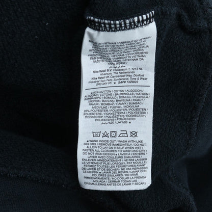 Nike Women Black 1X Pullover Half Zip Sweatshirt with Logo