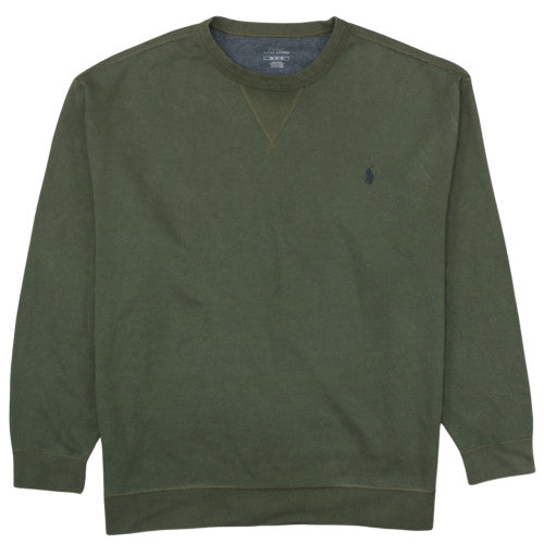 Polo Ralph Lauren Men's Green 3XL Pullover Crew Neck Sweatshirt