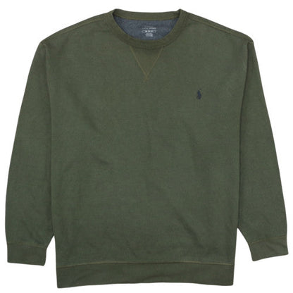 Polo Ralph Lauren Men's Green 3XL Pullover Crew Neck Sweatshirt