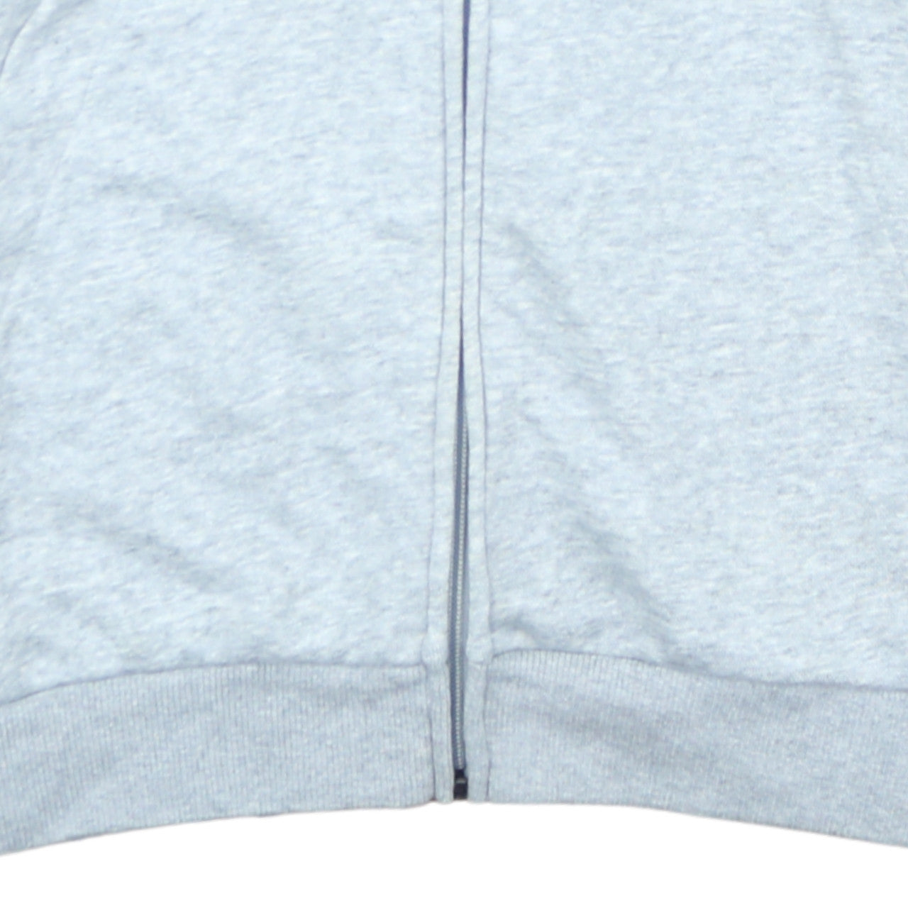 Adidas Men's Grey Full Zip Hoodie Size L Sportswear
