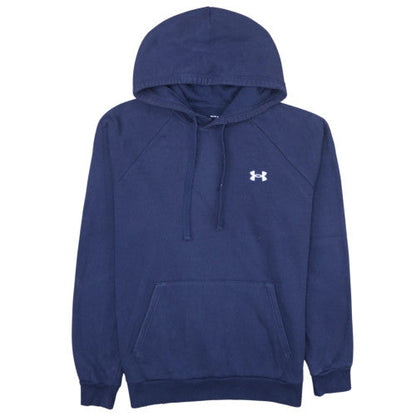 Under Armour Men's Blue Pullover Hoodie L Fleece Relaxed Fit