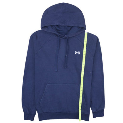 Under Armour Men's Blue Pullover Hoodie L Fleece Relaxed Fit