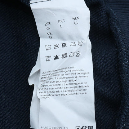Hugo Boss Men's Blue Crew Neck Pullover Sweatshirt L